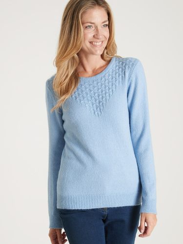 Pull avec jeu de maille pointelle - Daxon - Modalova