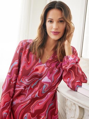 Blouse fluide encolure V - Daxon - Modalova