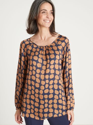 Blouse ample voile satiné - Daxon - Modalova