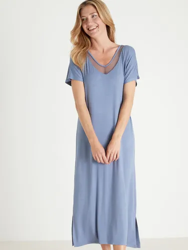 Chemise de nuit avec résille - Daxon - Modalova