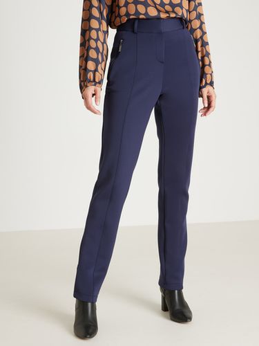 Pantalon élastiqué dos maille satinée - Daxon - Modalova