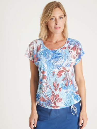 Tee-shirt en maille dévorée - Daxon - Modalova