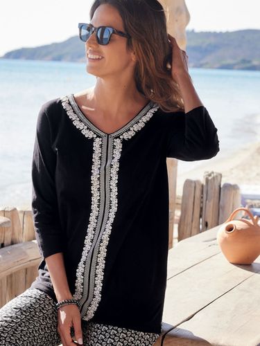 Tee-shirt tunique manches 3/4 - Daxon - Modalova