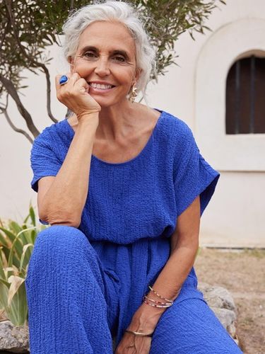 Blouse en seersucker - Daxon - Modalova