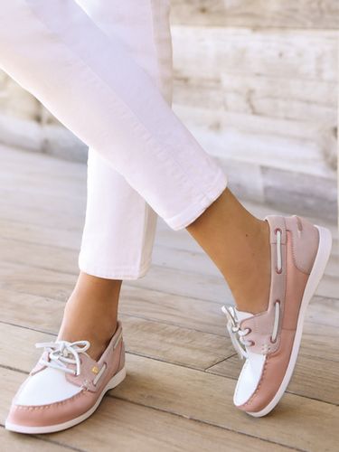 Chaussures bateau cuir - Pédiconfort - Modalova
