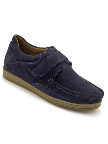 Derbies cuir à patte scratch - Pédiconfort - Modalova