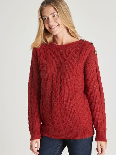 Pull en maille fantaisie col rond - Daxon - Modalova