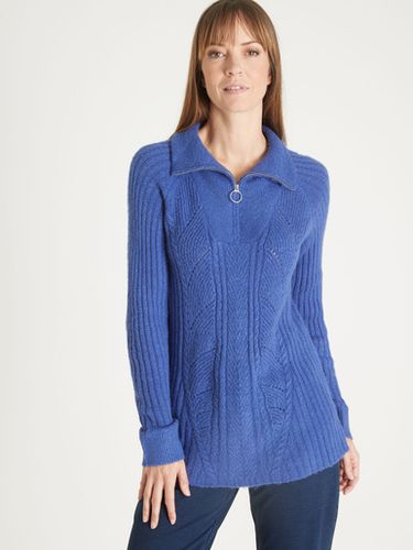 Pull à col camionneur zippé - Daxon - Modalova