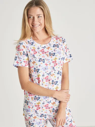 Tee-shirt de pyjama pur coton - Daxon - Modalova