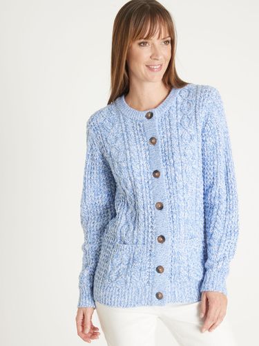 Cardigan torsadé col rond - Daxon - Modalova