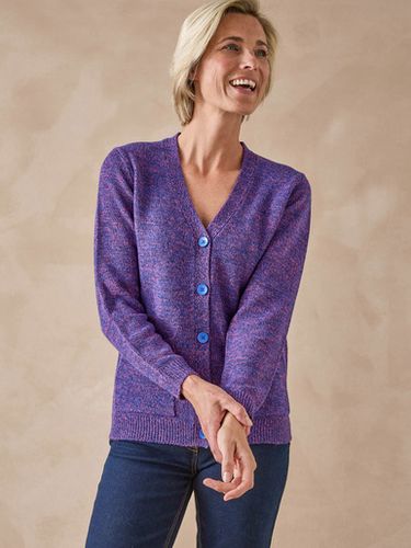 Gilet classique en maille chinée - Daxon - Modalova