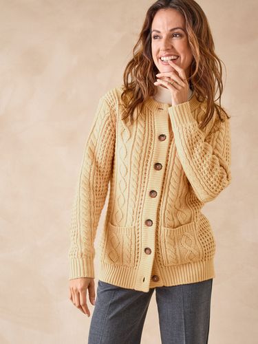Cardigan torsadé col rond - Daxon - Modalova