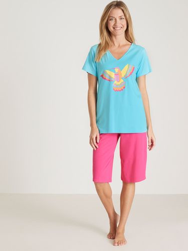 Lot pyjashort + pyjacourt jersey coton - Daxon - Modalova