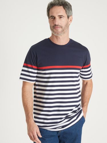 Tee-shirt marinière manches courtes - Daxon - Modalova