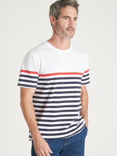 Tee-shirt marinière manches courtes - Daxon - Modalova