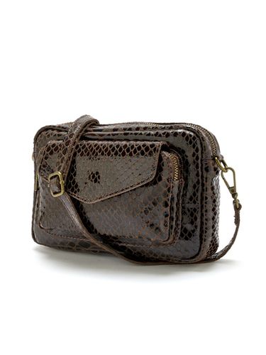Sac besace en cuir - Daxon - Modalova