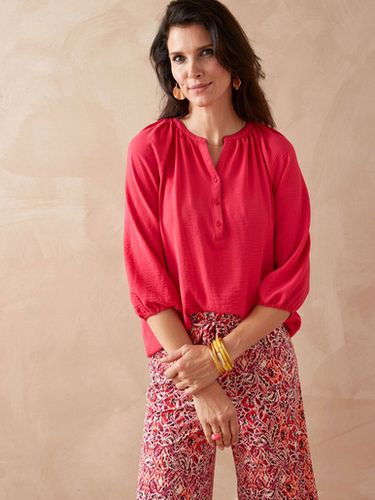 Blouse fluide manches bouffantes - Daxon - Modalova