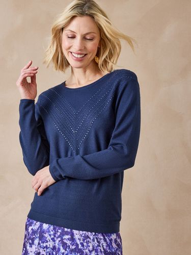 Pull point fantaisie détails rivets - Daxon - Modalova