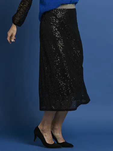 Jupe évasée à sequins - Daxon - Modalova