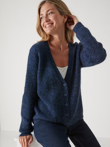 Gilet avec laine et mohair - Daxon - Modalova