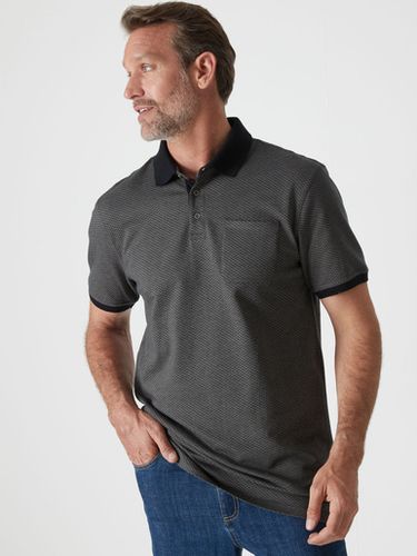 Polo manches courtes maille jacquard - Daxon - Modalova
