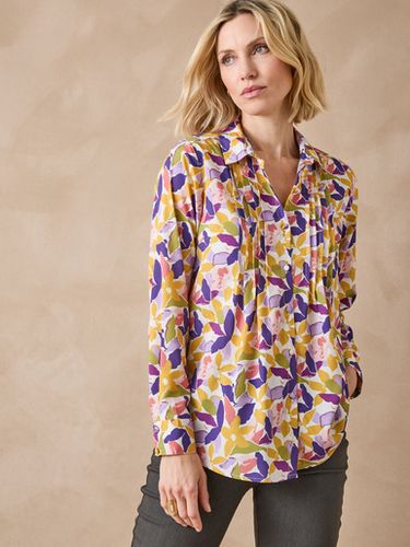 Chemisier à plis effet plastron - Daxon - Modalova