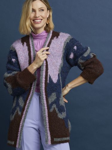 Gilet maille jacquard avec laine - Daxon - Modalova
