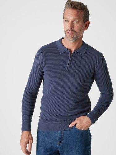 Pull col polo zippé - Daxon - Modalova