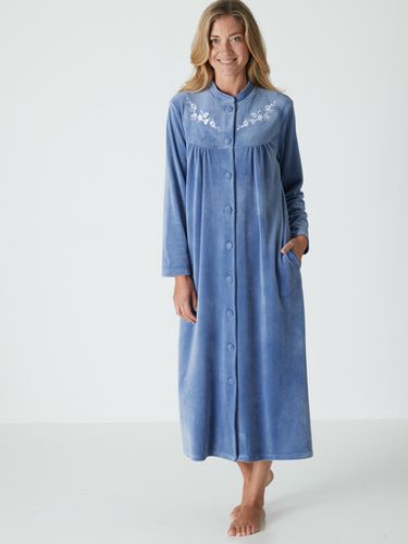 Robe de chambre en maille velours - Daxon - Modalova