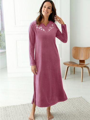 Robe d'hôtesse en maille velours - Daxon - Modalova
