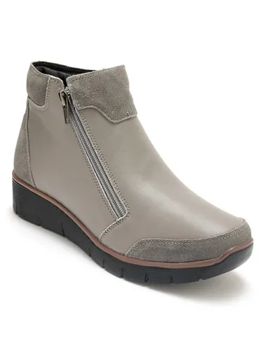 Boots compensées zippées - Pédiconfort - Modalova