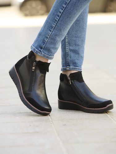 Boots compensées zippées - Pédiconfort - Modalova