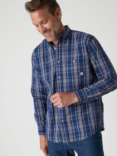Chemise à carreaux manches longues - Daxon - Modalova