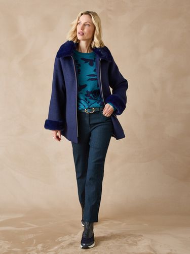 Manteau court coupe ample - Daxon - Modalova