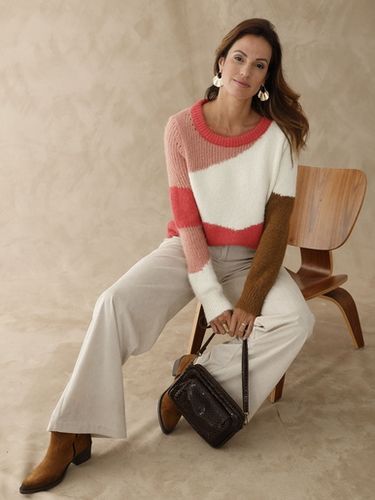 Pantalon évasé en velours côtelé - Daxon - Modalova
