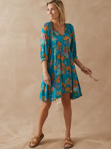 Robe évasée en crêpe - Daxon - Modalova