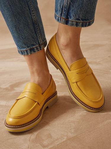 Mocassins cuir à aérosemelle® - Pédiconfort - Modalova