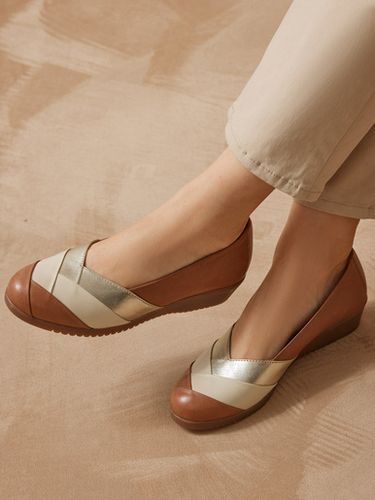 Ballerines cuir tricolore - Pédiconfort - Modalova