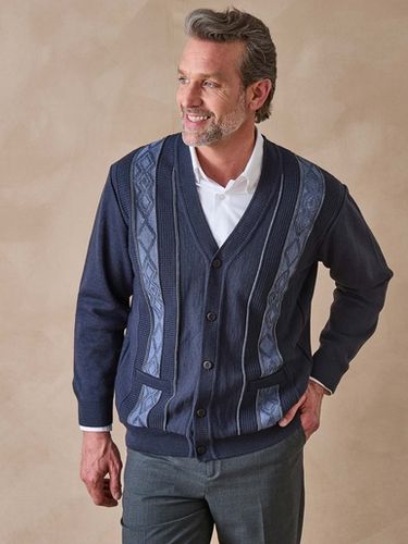 Gilet jacquard avec laine - Daxon - Modalova