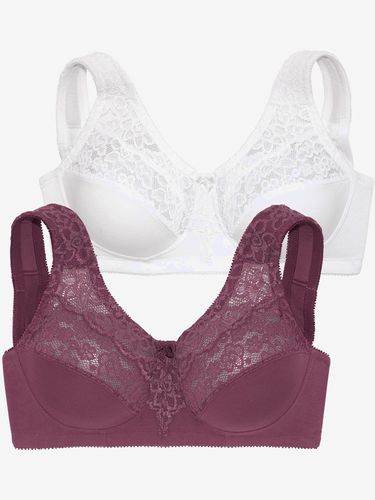 Soutien-gorge large soutien-gorge en coton (sans garnissage) - petite fleur - Modalova