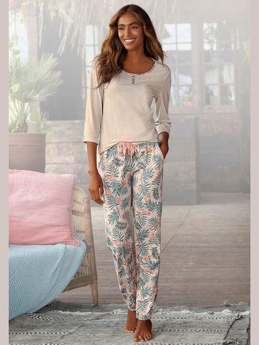 Pyjama avec pantalon imprimé - - LASCANA - Modalova