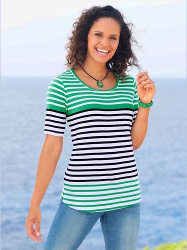 T-shirt rayé 50% coton - - Collection L - Modalova