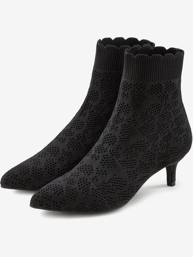 Bottines chaussettes avec talon agréable d'env. 5 cm - LASCANA - Modalova