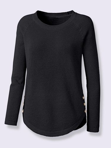 Pull encolure ronde 50% coton - Collection L - Modalova