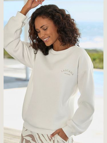 Sweatshirt avec logo brodé - LASCANA - Modalova