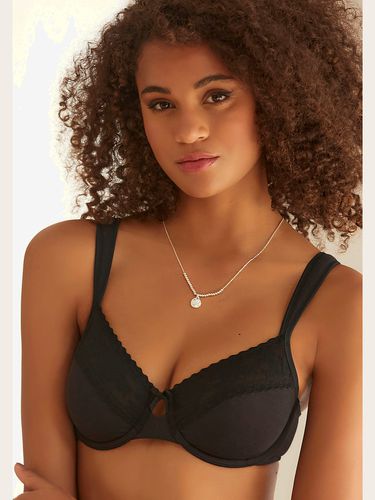 Soutien-gorge minimiseur féminin (sans garnissage) en superbe qualité coton - Nuance - Modalova