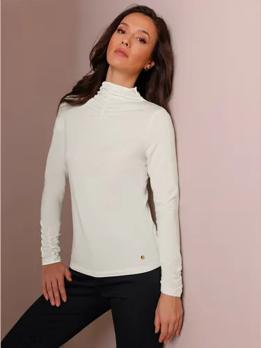 T-shirt à col montant jolies fronces - CREATION L PREMIUM - Modalova