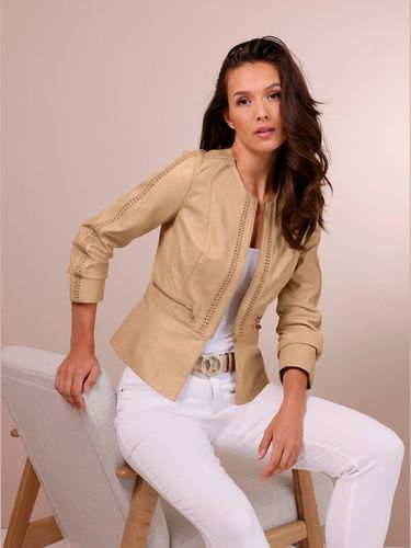 Blazer en cuir d'agneau nappa pur cuir d'agneau nappa - CREATION L PREMIUM - Modalova