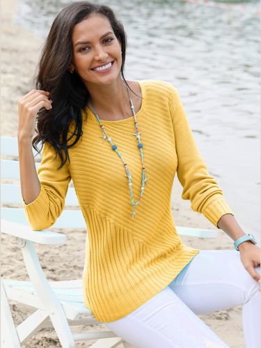 Pull en tricot 50% coton - Collection L - Modalova