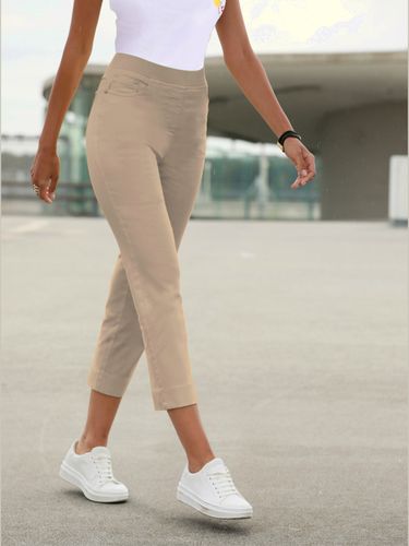 Pantalon 7/8 avec coton - beige - Helline - Modalova